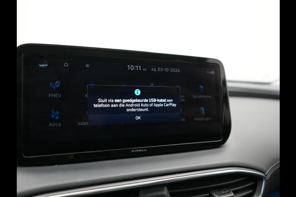 Hyundai Santa Fe 1.6 T-GDI PHEV Premium Sky 266pk Dealer O.H. | Panodak | Adaptive Cruise | Head Up | 360 Camera | Krell Audio | Lederen Sportstoelen Memory & Ventilatie | Keyless | Blis | Stoelen & Stuur Verwarmd | Apple Carplay | Navigatie |  DAB | Plug In Hybrid |