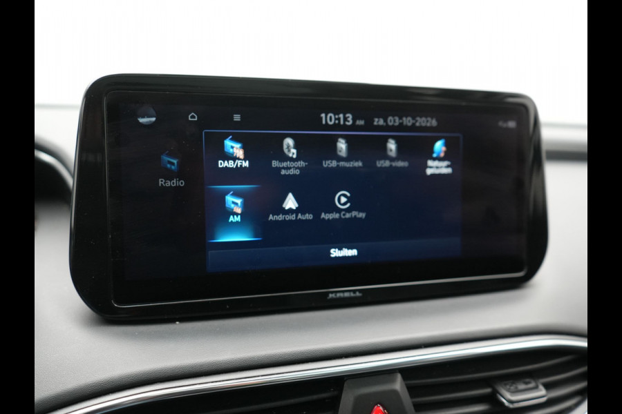 Hyundai Santa Fe 1.6 T-GDI PHEV Premium Sky 266pk Dealer O.H. | Panodak | Adaptive Cruise | Head Up | 360 Camera | Krell Audio | Lederen Sportstoelen Memory & Ventilatie | Keyless | Blis | Stoelen & Stuur Verwarmd | Apple Carplay | Navigatie |  DAB | Plug In Hybrid |