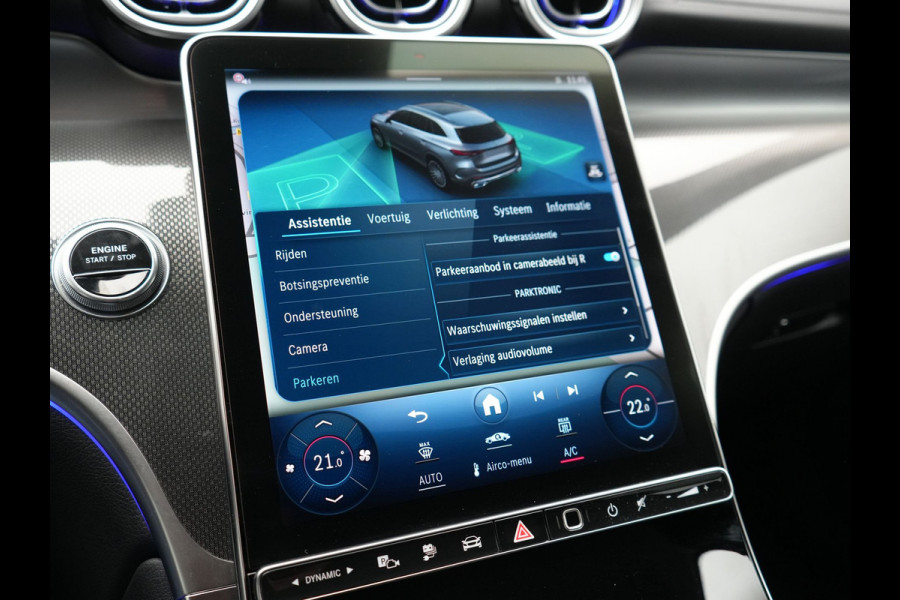 Mercedes-Benz GLC 300e 4MATIC Luxury Line PHEV 313pk Dealer O.H. | Trekhaak Af Fabriek | Adaptive Cruise | 360 Camera | Head Up | Sportstoelen Memory & Verwarmd | BLIS | Apple Carplay | Sfeerverlichting | Navigatie | DAB | Plug In Hybrid |