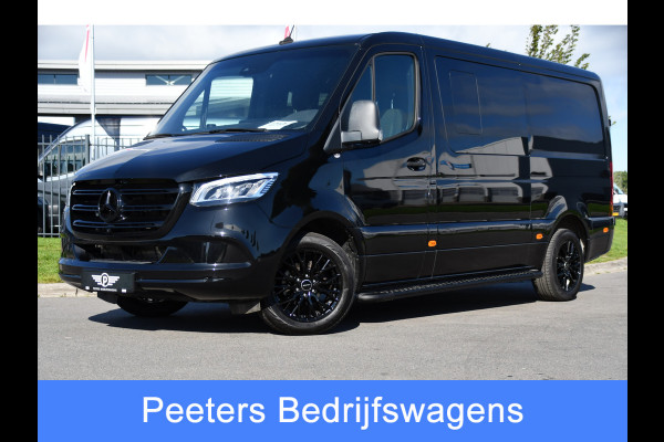 Mercedes-Benz Sprinter 319 3.0 CDI L2H1 DC Black Edition FULL OPTIONS! 360 Camera, Adaptieve Cruise, LED, 2 x Stoelverwarming, Standkacel, Autmaat, 10,5'' Mbux, Sensoren, Uniek!