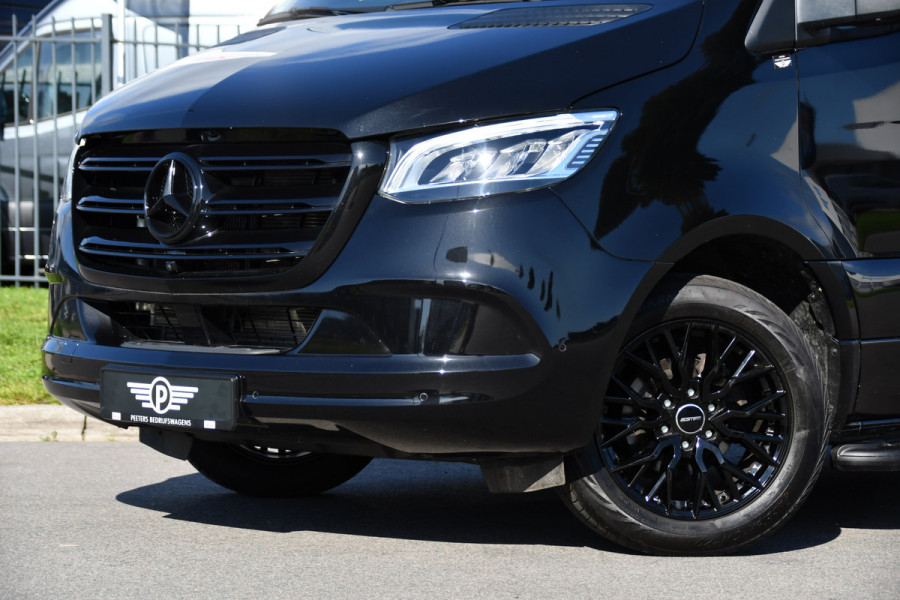 Mercedes-Benz Sprinter 319 3.0 CDI L2H1 DC Black Edition FULL OPTIONS! 360 Camera, Adaptieve Cruise, LED, 2 x Stoelverwarming, Standkacel, Autmaat, 10,5'' Mbux, Sensoren, Uniek!