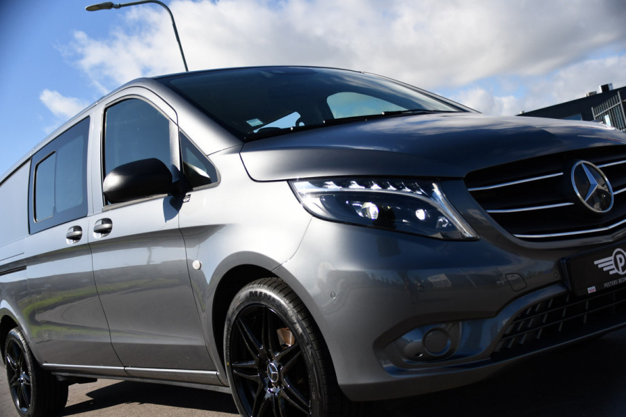Mercedes-Benz Vito 190pk CDI L3 DC PB Edition Camera, Cruise, Carplay, LED, 2 x Schuifdeur, Automaat, Multimedia, Leder, Uniek!