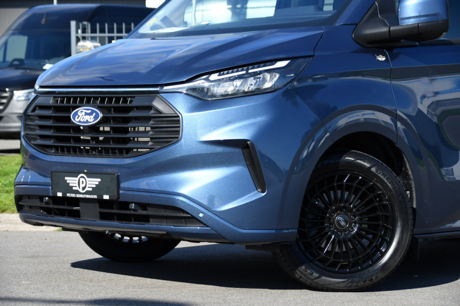 Ford Transit Custom 300 2.0 TDCI L1H1 DC Limited PB Edition Adaptieve Cruise, Camera, Carplay, LED, Stoelverwarming, 2 x Schuifdeur, Automaat, Stuurverwarming, Trekhaak, 170pk, Uniek!