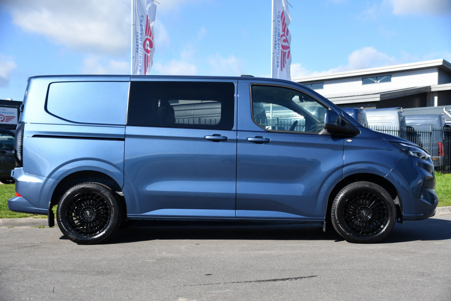 Ford Transit Custom 300 2.0 TDCI L1H1 DC Limited PB Edition Adaptieve Cruise, Camera, Carplay, LED, Stoelverwarming, 2 x Schuifdeur, Automaat, Stuurverwarming, Trekhaak, 170pk, Uniek!