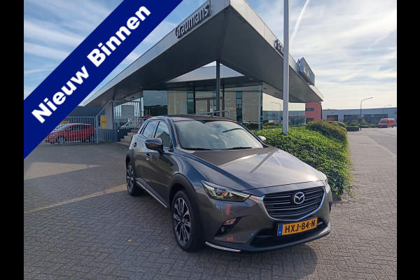 Mazda CX-3 2.0 SkyActiv-G 120 GT-M Line AUTOMAAT, Navi, Clima, Head-up, 18" etc. incl. 12 MND BOVAGGARANTIE