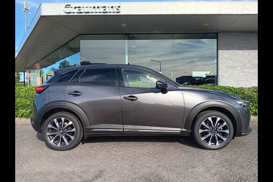 Mazda CX-3 2.0 SkyActiv-G 120 GT-M Line AUTOMAAT, Navi, Clima, Head-up, 18" etc. incl. 12 MND BOVAGGARANTIE