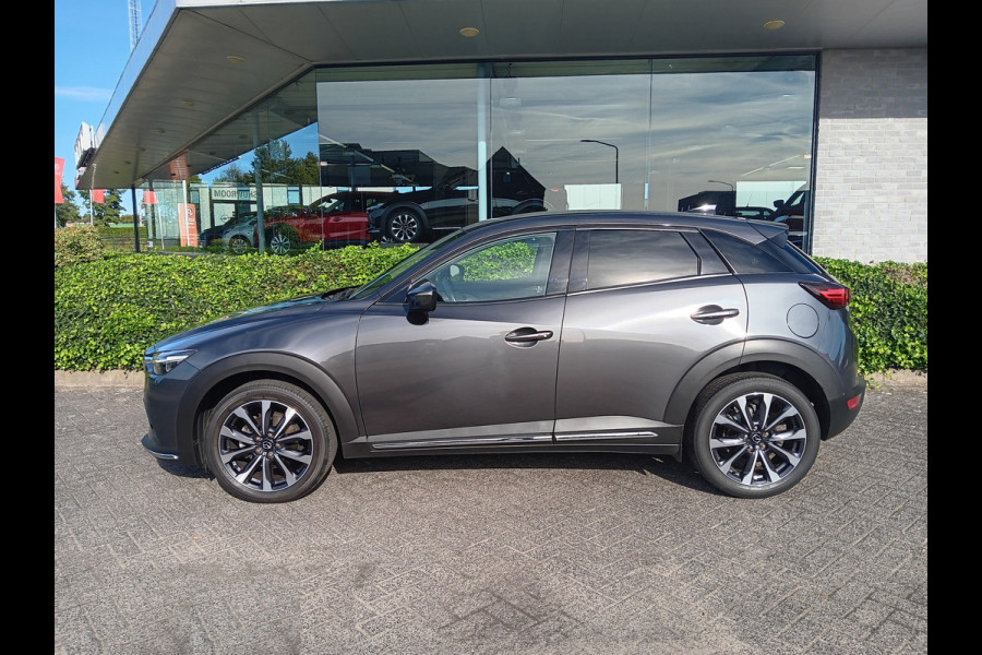 Mazda CX-3 2.0 SkyActiv-G 120 GT-M Line AUTOMAAT, Navi, Clima, Head-up, 18" etc. incl. 12 MND BOVAGGARANTIE