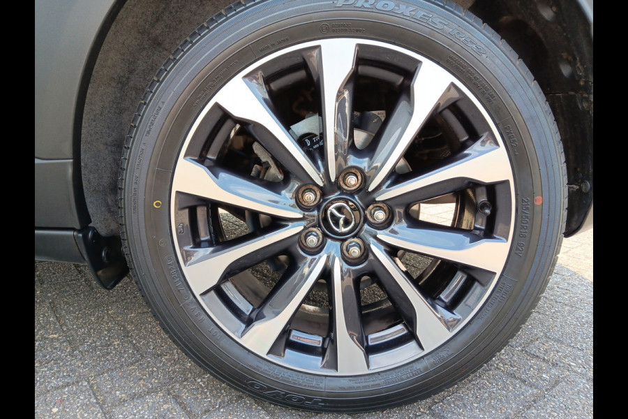Mazda CX-3 2.0 SkyActiv-G 120 GT-M Line AUTOMAAT, Navi, Clima, Head-up, 18" etc. incl. 12 MND BOVAGGARANTIE