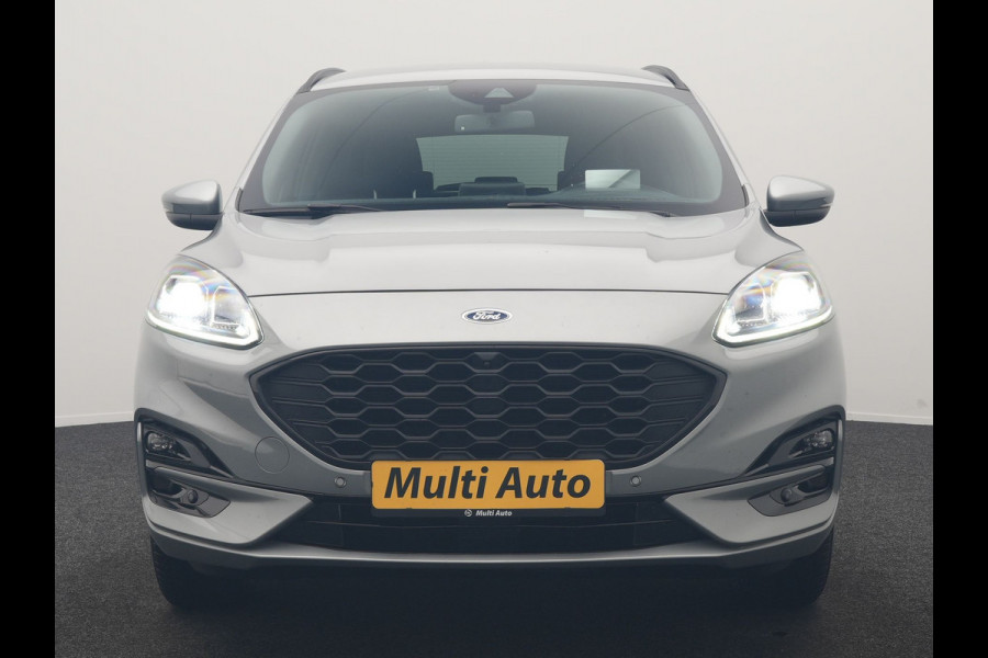 Ford Kuga 2.5 ST-Line X PHEV 225pk Dealer O.H | Trekhaak Af Fabriek | Adaptive Cruise | 360 Camera | Head Up | Alcantara Sportstoelen Verwarmd | Keyless | Blis | Pilot Assist | Stuurverwarming | Navigatie | Virtual | DAB | 18" L.M | Plug In Hybrid |