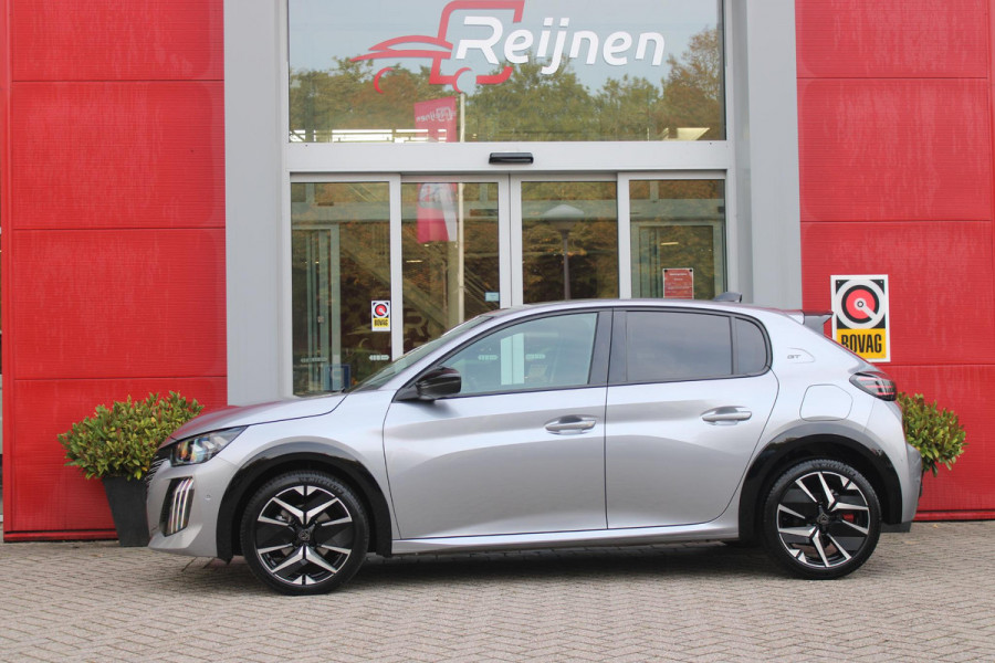 Peugeot 208 1.2 Hybrid 110PK AUTOMAAT GT | CAMERA VOOR + ACHTER | NAVIGATIE | DRAADLOZE APPLE CARPLAY/ANDROID AUTO | FULL LED KOPLAMPEN | LICHTMETALEN VELGEN 17" | DODEHOEK DETECTIE | DRAADLOZE TELEFOONLADER | KEYLESS ENTRY/START | DAB+ RADIO | ADAPTIVE CRUISE CONTROL | CLIMATE CONTROL | SFEERVERLICHTING |