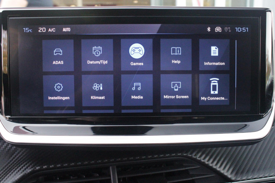 Peugeot 208 1.2 Hybrid 145PK AUTOMAAT GT PACK | ELEKTRISCH BEDIENBARE BESTUURDERSSTOEL MET MASSAGE FUNCTIE | ALCANTARA BEKLEDING | STOEL VERWARMING | CRUISE CONTROL | DAB+ RADIO | APPLE CARPLAY/ANDROID AUTO | FULL LED KOPLAMPEN | KEYLESS ENTRY/START | 17" LICHTMETALEN VELGEN | CLIMATE CONTROL | PARKEERSENSOREN VOOR + ACHTER | ACHTERUITRIJ CAMERA | SFEERVERLICHTING |