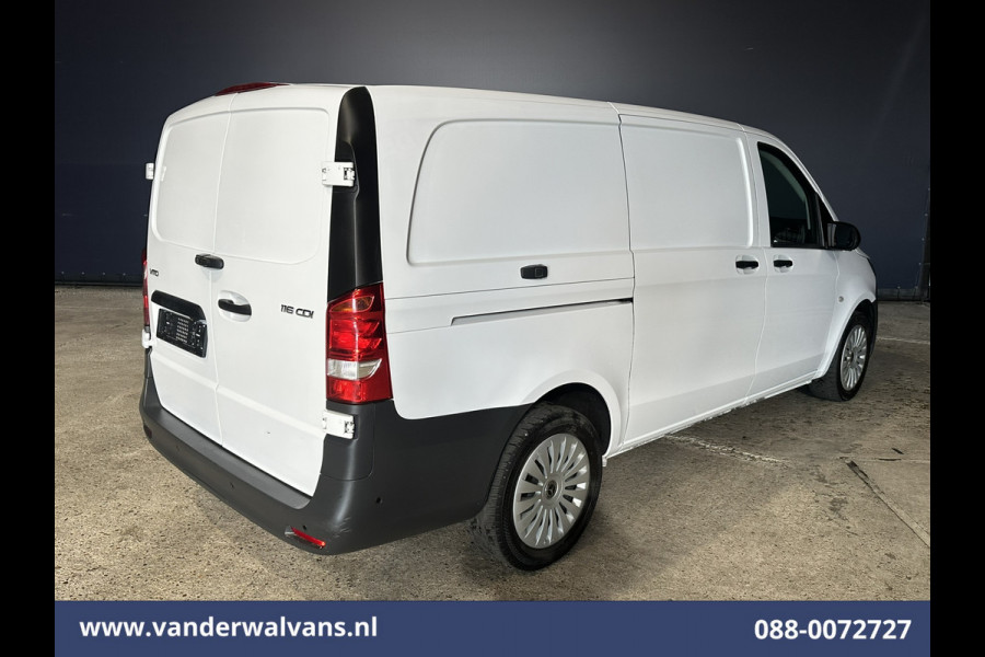 Mercedes-Benz Vito 116 CDI 164pk L2H1 2025 Model Euro6 Airco | Camera | XXL MBUX | Navigatie | Cruisecontrol | Stoelverwarming Parkeersensoren, Bijrijdersbank
