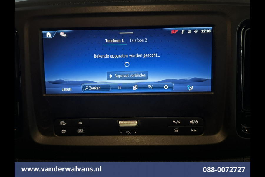 Mercedes-Benz Vito 116 CDI 164pk L2H1 2025 Model Euro6 Airco | Camera | XXL MBUX | Navigatie | Cruisecontrol | Stoelverwarming Parkeersensoren, Bijrijdersbank