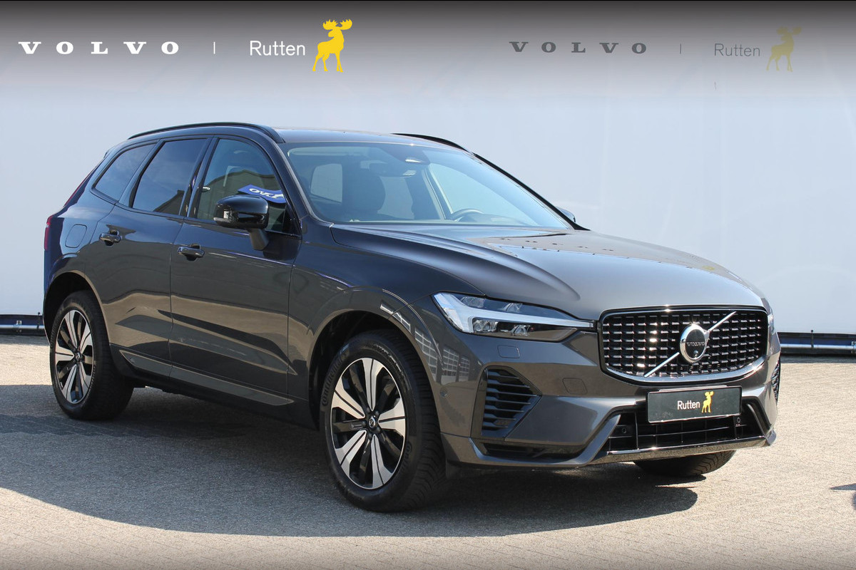 Volvo XC60 T6 Plug-in hybrid AWD Plus Dark Long range / Adaptieve cruise control / Panoramadak / Apple carplay / Parkeersensoren met 360 camera / Elektrische achterklep / Elektrische stoelen met geheugen / Stoel en stuurwielverwarming