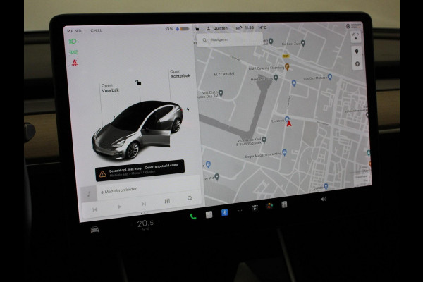 Tesla Model 3 Standard RWD Plus 60 kWh Panorama dak Navigatie Leder Parkeersensoren Camera 19" Sport Wheels