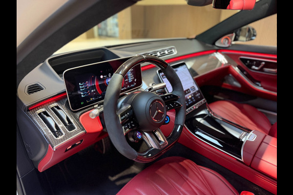 Mercedes-Benz S-Klasse AMG 63 S E Performance|Pano|HUD|Keyless|360|4D Burmester|Massage|Matrix|Chauffeurspakket|Carbon