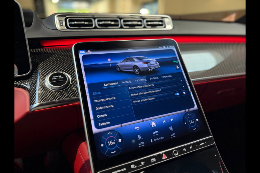Mercedes-Benz S-Klasse AMG 63 S E Performance|Pano|HUD|Keyless|360|4D Burmester|Massage|Matrix|Chauffeurspakket|Carbon