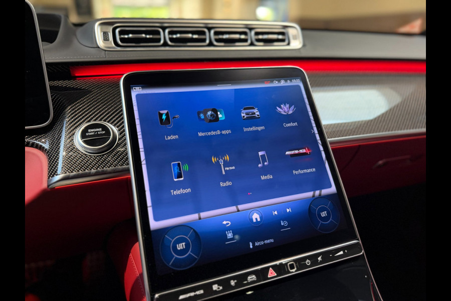 Mercedes-Benz S-Klasse AMG 63 S E Performance|Pano|HUD|Keyless|360|4D Burmester|Massage|Matrix|Chauffeurspakket|Carbon
