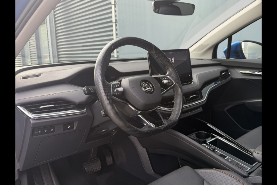 Škoda ENYAQ iV BWJ 2021 | 60 SPORTLINE | SOH 91,55% | TREKHAAK | PANO DAK | LEER | STOEL&STUUR VERW | CAMERA A | CARPLAY |