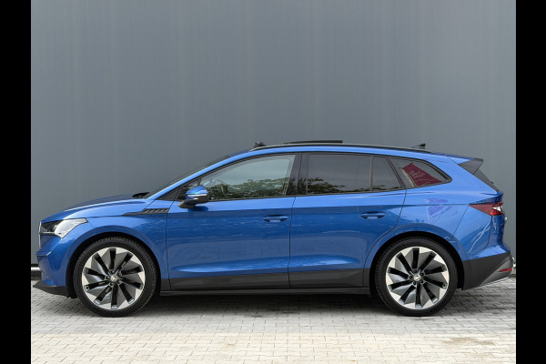 Škoda ENYAQ iV BWJ 2021 | 60 SPORTLINE | SOH 91,55% | TREKHAAK | PANO DAK | LEER | STOEL&STUUR VERW | CAMERA A | CARPLAY |