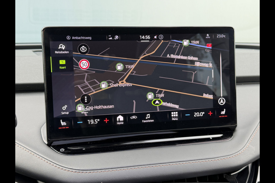 Škoda ENYAQ iV BWJ 2021 | 60 SPORTLINE | SOH 91,55% | TREKHAAK | PANO DAK | LEER | STOEL&STUUR VERW | CAMERA A | CARPLAY |