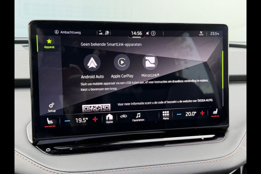 Škoda ENYAQ iV BWJ 2021 | 60 SPORTLINE | SOH 91,55% | TREKHAAK | PANO DAK | LEER | STOEL&STUUR VERW | CAMERA A | CARPLAY |