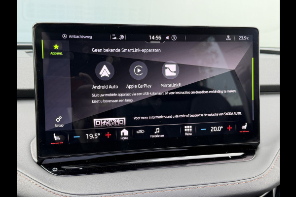 Škoda ENYAQ iV BWJ 2021 | 60 SPORTLINE | SOH 91,55% | TREKHAAK | PANO DAK | LEER | STOEL&STUUR VERW | CAMERA A | CARPLAY |