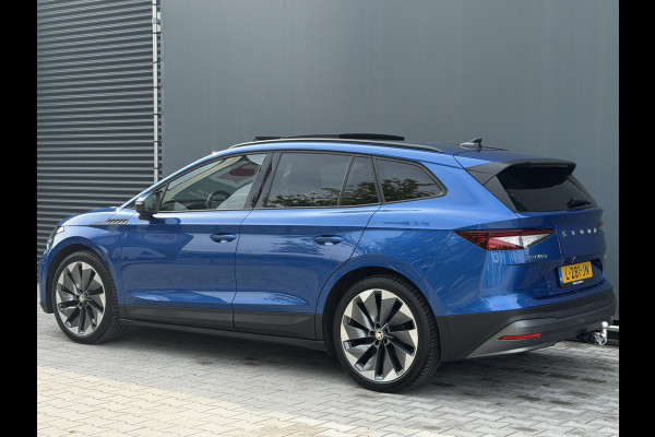 Škoda ENYAQ iV BWJ 2021 | 60 SPORTLINE | SOH 91,55% | TREKHAAK | PANO DAK | LEER | STOEL&STUUR VERW | CAMERA A | CARPLAY |