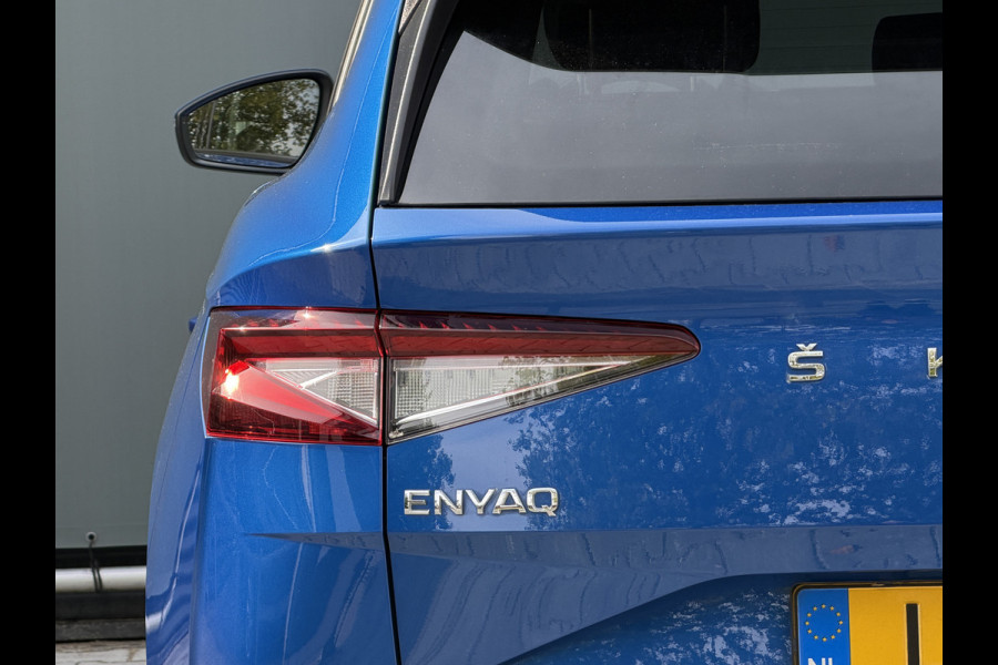 Škoda ENYAQ iV BWJ 2021 | 60 SPORTLINE | SOH 91,55% | TREKHAAK | PANO DAK | LEER | STOEL&STUUR VERW | CAMERA A | CARPLAY |