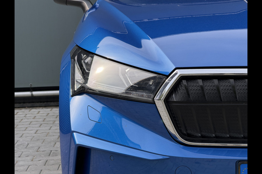 Škoda ENYAQ iV BWJ 2021 | 60 SPORTLINE | SOH 91,55% | TREKHAAK | PANO DAK | LEER | STOEL&STUUR VERW | CAMERA A | CARPLAY |