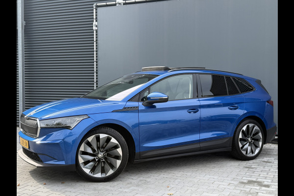 Škoda ENYAQ iV BWJ 2021 | 60 SPORTLINE | SOH 91,55% | TREKHAAK | PANO DAK | LEER | STOEL&STUUR VERW | CAMERA A | CARPLAY |