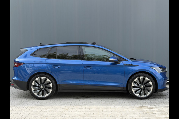 Škoda ENYAQ iV BWJ 2021 | 60 SPORTLINE | SOH 91,55% | TREKHAAK | PANO DAK | LEER | STOEL&STUUR VERW | CAMERA A | CARPLAY |
