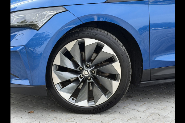 Škoda ENYAQ iV BWJ 2021 | 60 SPORTLINE | SOH 91,55% | TREKHAAK | PANO DAK | LEER | STOEL&STUUR VERW | CAMERA A | CARPLAY |