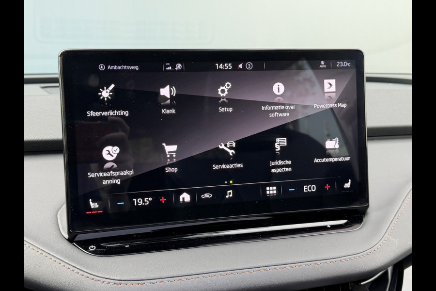 Škoda ENYAQ iV BWJ 2021 | 60 SPORTLINE | SOH 91,55% | TREKHAAK | PANO DAK | LEER | STOEL&STUUR VERW | CAMERA A | CARPLAY |