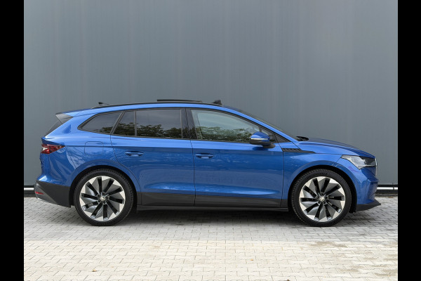 Škoda ENYAQ iV BWJ 2021 | 60 SPORTLINE | SOH 91,55% | TREKHAAK | PANO DAK | LEER | STOEL&STUUR VERW | CAMERA A | CARPLAY |
