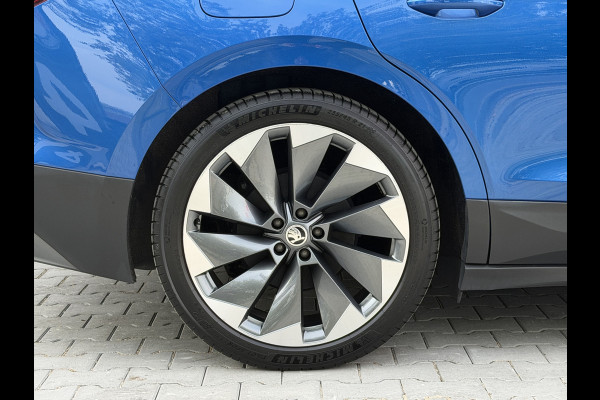 Škoda ENYAQ iV BWJ 2021 | 60 SPORTLINE | SOH 91,55% | TREKHAAK | PANO DAK | LEER | STOEL&STUUR VERW | CAMERA A | CARPLAY |