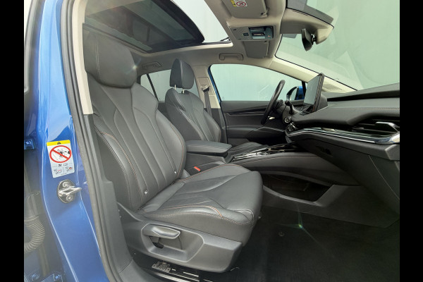 Škoda ENYAQ iV BWJ 2021 | 60 SPORTLINE | SOH 91,55% | TREKHAAK | PANO DAK | LEER | STOEL&STUUR VERW | CAMERA A | CARPLAY |