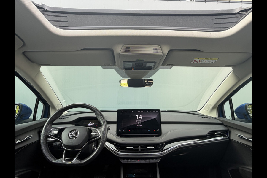 Škoda ENYAQ iV BWJ 2021 | 60 SPORTLINE | SOH 91,55% | TREKHAAK | PANO DAK | LEER | STOEL&STUUR VERW | CAMERA A | CARPLAY |