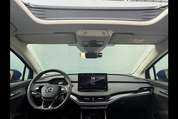 Škoda ENYAQ iV BWJ 2021 | 60 SPORTLINE | SOH 91,55% | TREKHAAK | PANO DAK | LEER | STOEL&STUUR VERW | CAMERA A | CARPLAY |