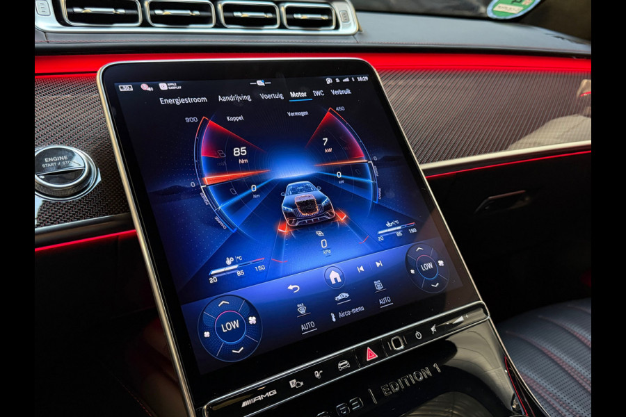 Mercedes-Benz S-Klasse AMG 63 S E Performance Edition 1 PANO|KERAMISCH|MASSAGE|HuD|CARBON|SOFTCLOSE|CHAUFFEURSPAKKET|PPF|BOMVOL!