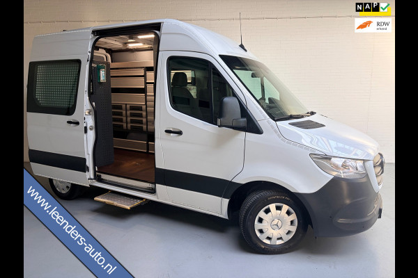 Mercedes-Benz Sprinter Automaat Servicewagen 314 2.2 CDI 140PK L1H2 euro6 BOTT, Victron V230, Standkachel, Trekhaak, RIJKLAARPRIJS