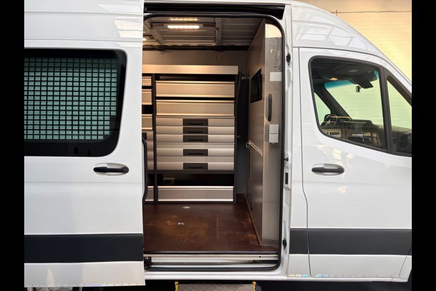 Mercedes-Benz Sprinter Automaat Servicewagen 314 2.2 CDI 140PK L1H2 euro6 BOTT, Victron V230, Standkachel, Trekhaak, RIJKLAARPRIJS