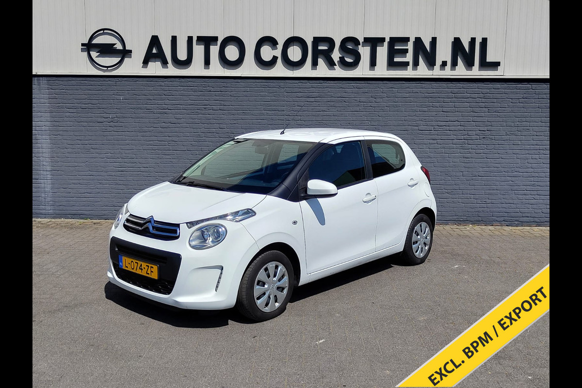 Citroën C1 1.0 VTi 5Drs Airco Bluetooth Centrale vergrendeling Afstandsbediend Feel Stuurbekrachtiging Isofix Led 1e Eigenaar Origineel Nederlandse Auto