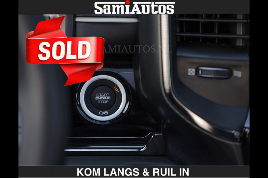 Dodge Ram Limited Night H.O 540HP 706Nm | € 84.950 excl | Massage + Full Option | De Meest Luxe en Volle Pick-Up in zijn Klasse | Comfortabele Dubbele Cabine met Royale 5 Zitplaatsen | BPM vrij | Nu Leverbaar uit Voorraad | Voorraad Nr 2356 - 0990 | De specialist in Amerikaanse pick‑ups in Nederland en Europa.
