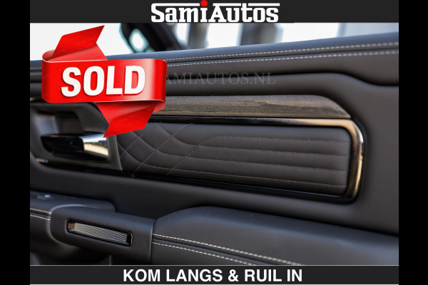 Dodge Ram Limited Night H.O 540HP 706Nm | € 84.950 excl | Massage + Full Option | De Meest Luxe en Volle Pick-Up in zijn Klasse | Comfortabele Dubbele Cabine met Royale 5 Zitplaatsen | BPM vrij | Nu Leverbaar uit Voorraad | Voorraad Nr 2356 - 0990 | De specialist in Amerikaanse pick‑ups in Nederland en Europa.