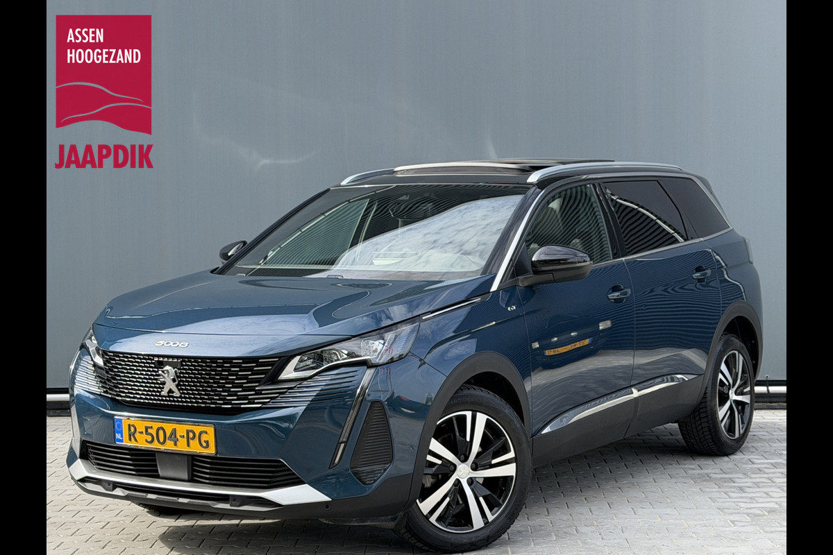 Peugeot 5008 BWJ 10-2022 | 1.2T 131PK GT | PANO DAK | EL KOFFERKLEP | CLIMA | NAVI | CARPLAY |  PDC | PRIVACY GLASS | LED |
