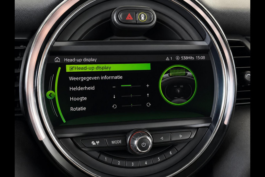 MINI Electric Charged 33 kWh Panoramadak Harman Kardon Camera Leder Navigatie Professional Cruise Control Head Up Display Bluetooth SOH 97%
