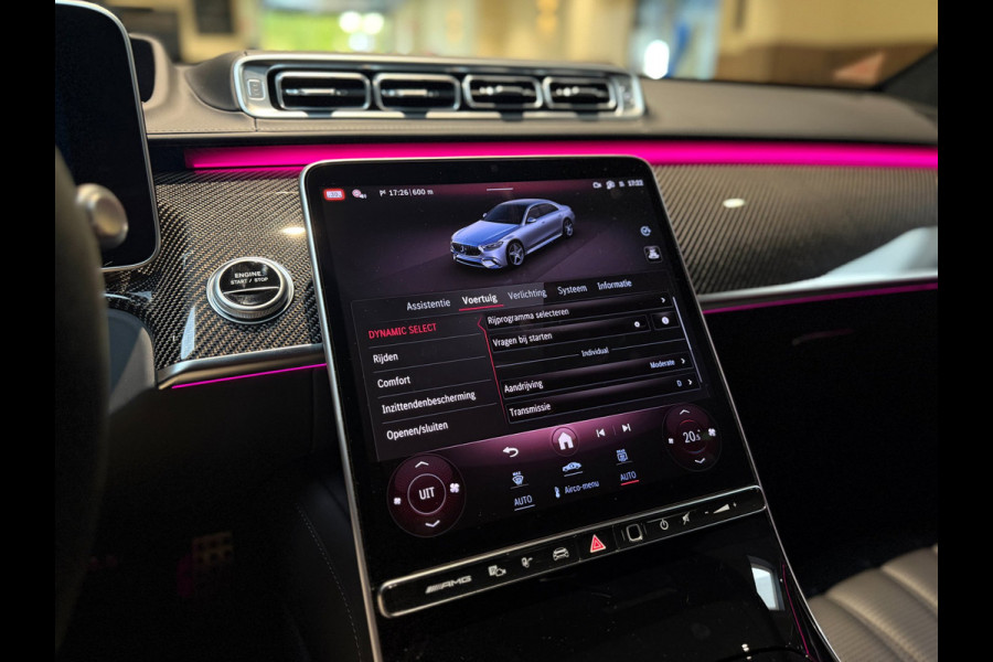 Mercedes-Benz S-Klasse AMG 63 S E Performance|Pano|HUD|Keyless|360|4D Burmester|Massage|Matrix|Chauffeur Pakket|Carbon