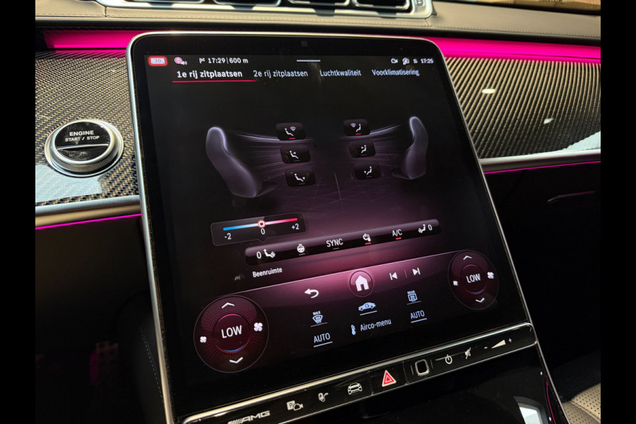 Mercedes-Benz S-Klasse AMG 63 S E Performance|Pano|HUD|Keyless|360|4D Burmester|Massage|Matrix|Chauffeur Pakket|Carbon