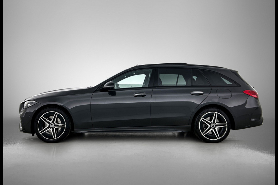 Mercedes-Benz C-Klasse Estate 300 e AMG Plug-In Hybride AMG Line | Premium Plus | Night Pakket | Panorama Schuif-Kanteldak | Alarm | Inclusief 24 maanden MB Certified garantie voor Europa.